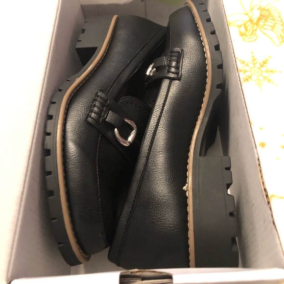 DV Black Loafers with Silver Buckle - Picture 4 of 10